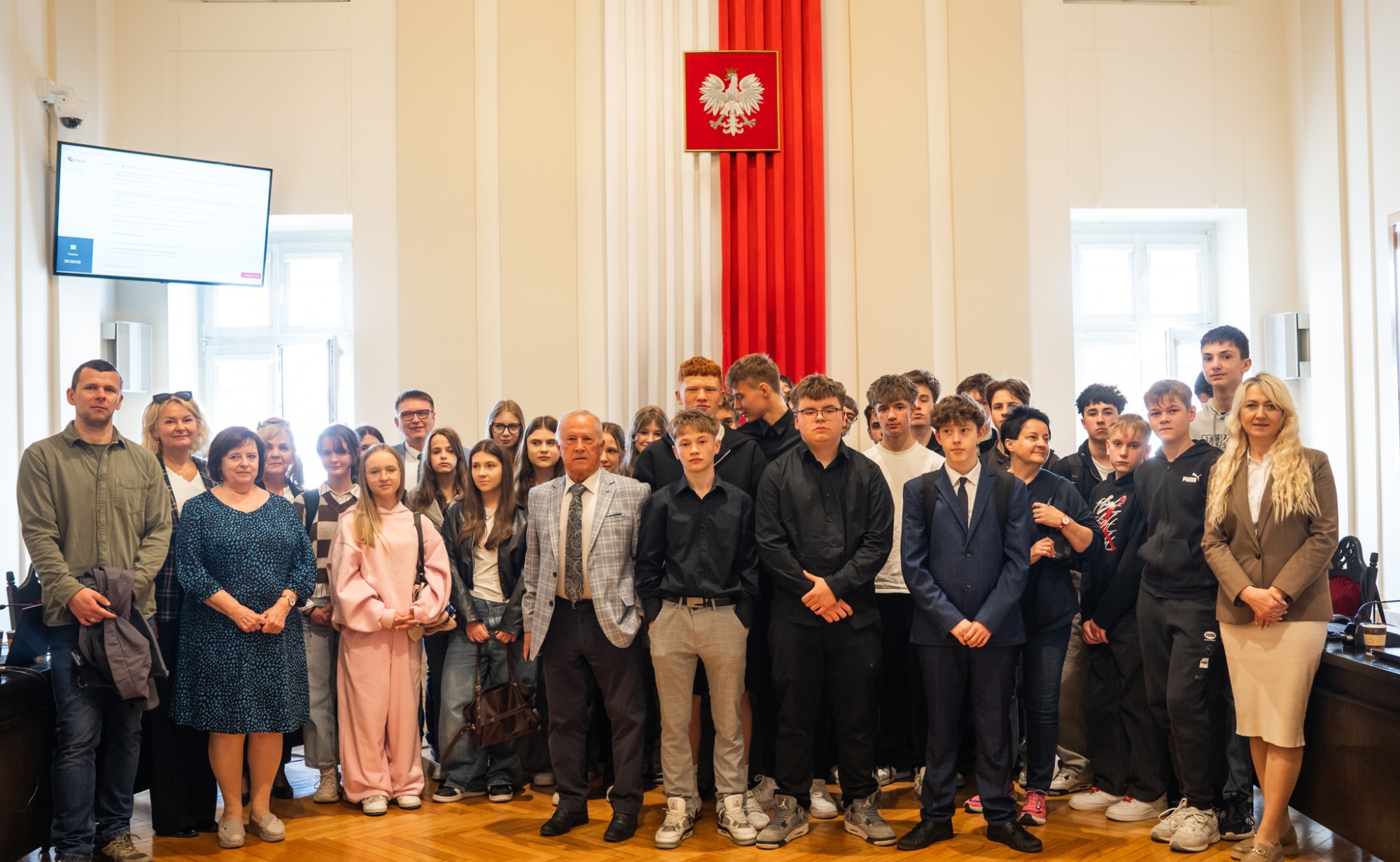 Uczniowie klas ósmych gośćmi Rady Miasta Gorlice.
