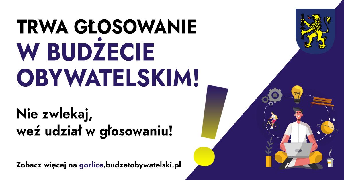 Prośba o głosy w Budżecie Obywatelskim na zadanie nr 17 Schody do wiedzy – remont schodów prowadzących do Szkoły Podstawowej nr 3 w Gorlicach